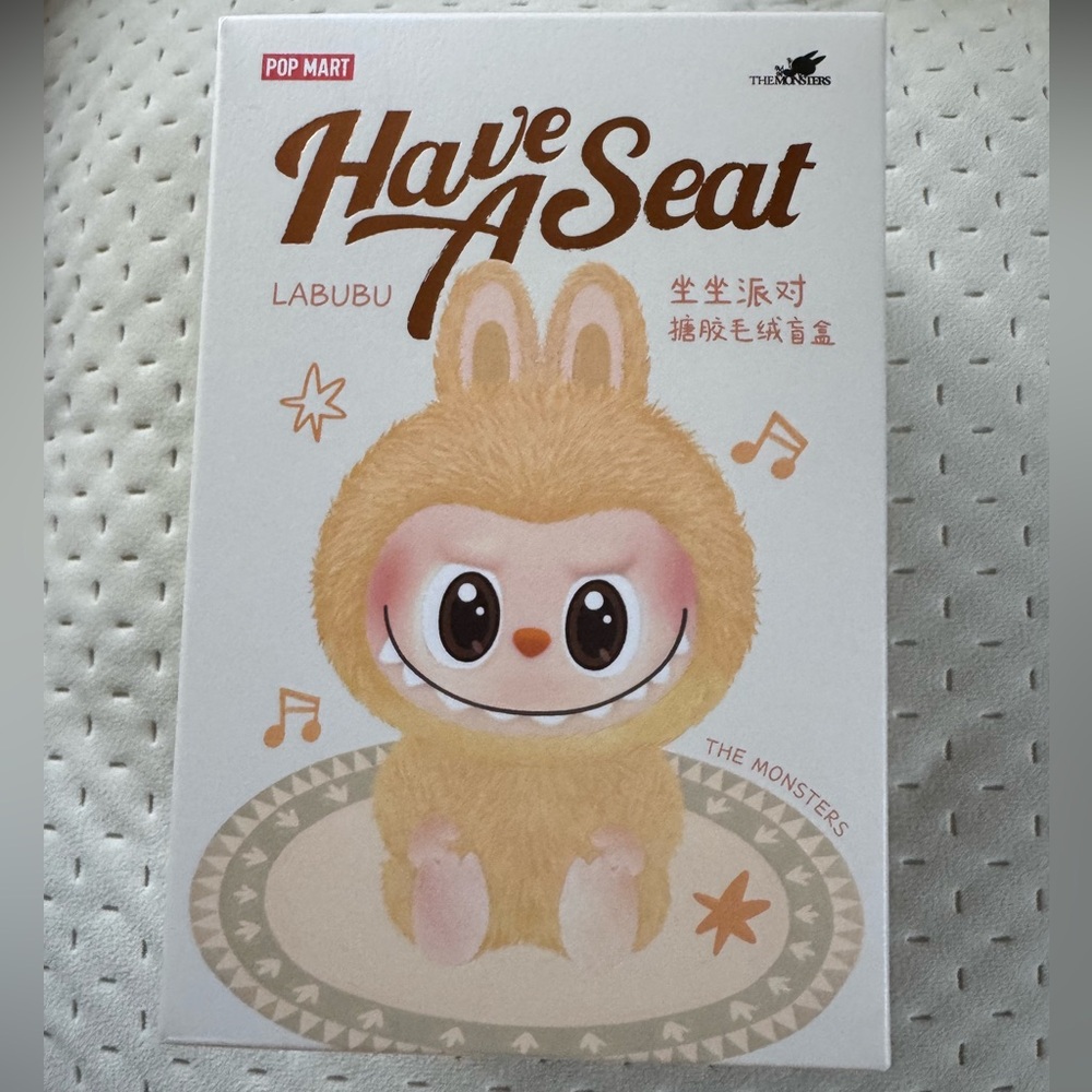 Pop Mart Labubu 'Have A Seat' Collectible (Hehe)